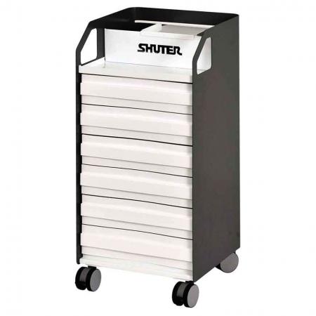 Metal Mobile Under-Desk Filing Cabinet Office Storage with Casters - 6 Drawers
