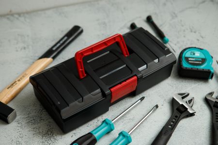 1.5L Small Tool Box with handle and latch