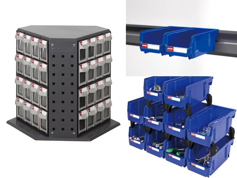 Industrial Storage Bin Tool & Workspace Storage Solutions SHUTER