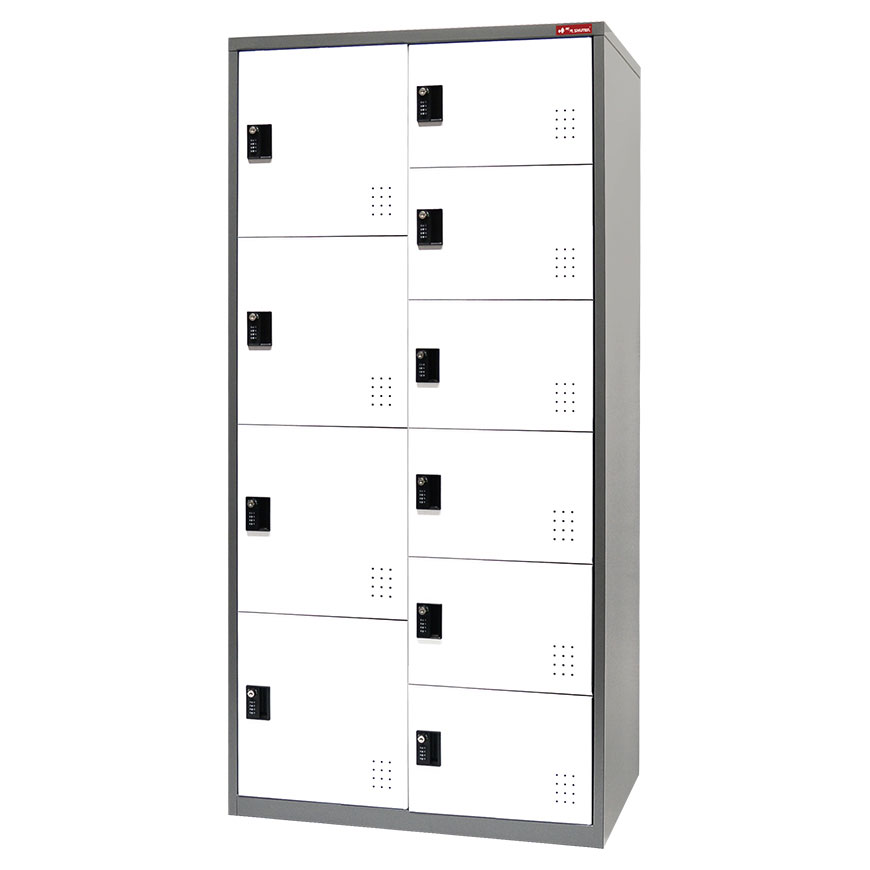 Armario de almacenamiento de metal con múltiples configuraciones, 10