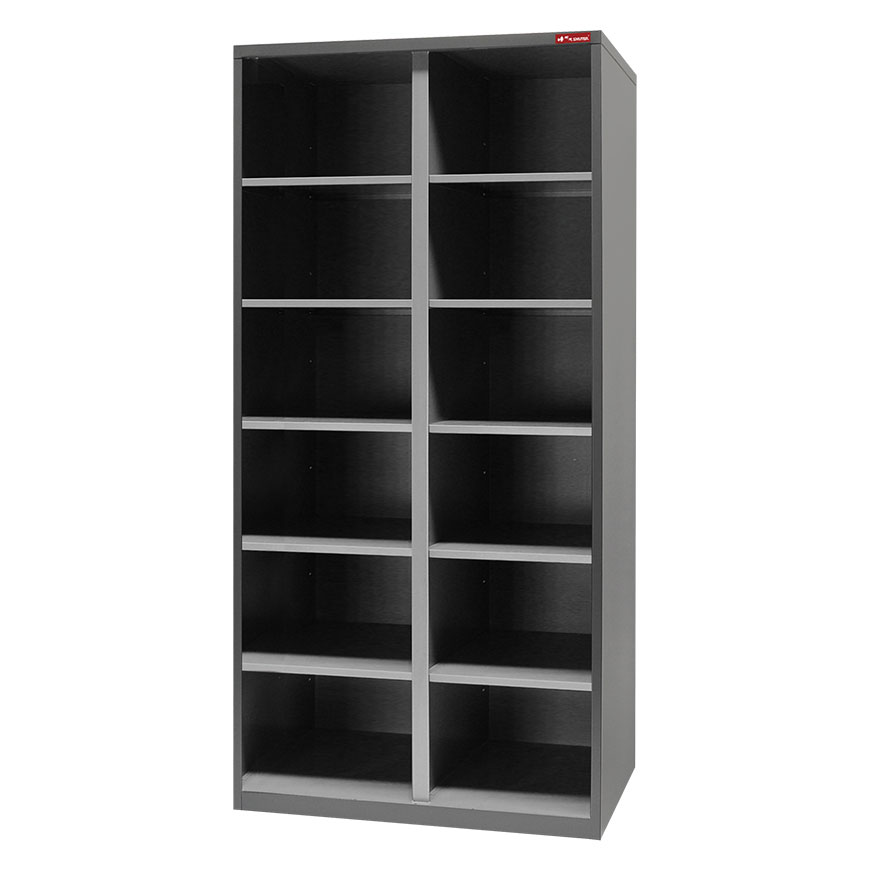 Metal Storage without Doors, 12 compartments Tool & Workspace