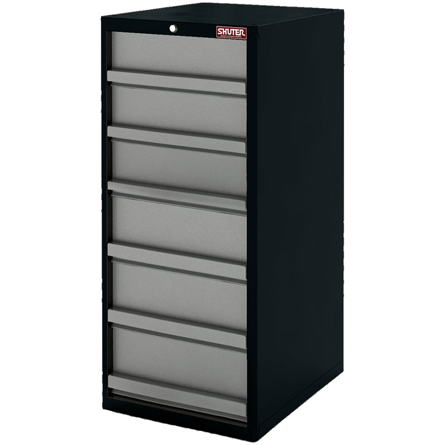 Gabinete de herramientas de metal resistente - 120 cm de altura con 6