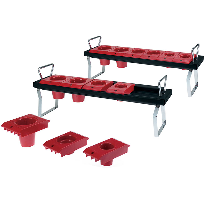 CNC Tool Storage Trolley with 4 TopMounted Tool Holders and 3 In