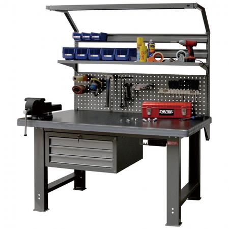 Banco de trabajo resistente: tamaño estándar, 180 cm de ancho, 5 mm