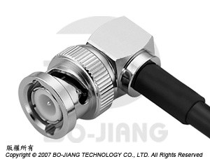 BNC PLUG RF Coaxial connector right angle mode for crimping type