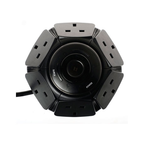 英国6穴ソケットコンセントサージプロテクタ電源タップ電源 あほく