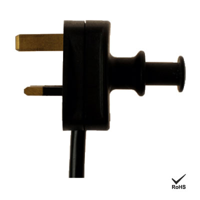 Reino Unido Handy Plug Cable de alimentación de CA - Práctica foto de enchufe