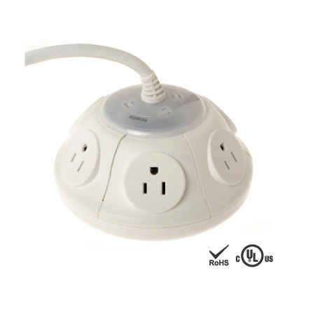 6 Outlets Home, Office and Room Surge Protector