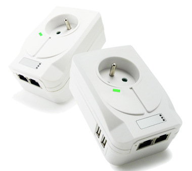WiFi Smart Plug (Master) с 2 зарядками USB - Французский сосуд с защитной шторкой