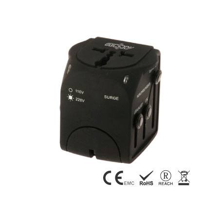 Universal Travel Adapter built in 6A Fuse