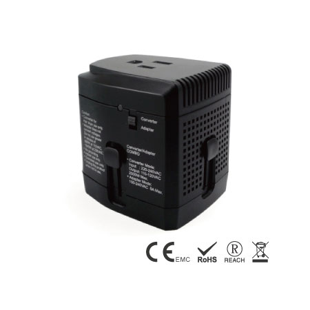Travel Adapter Converter Combo Step Down 220V to 110 Voltage Universal Converter 