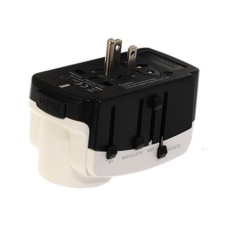 Grounded Power Adapter - USA Plug