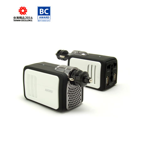 Autoladegerät & Wechselrichter - Auto-Wechselrichter mit 2,1-A-USB-Ladegerät