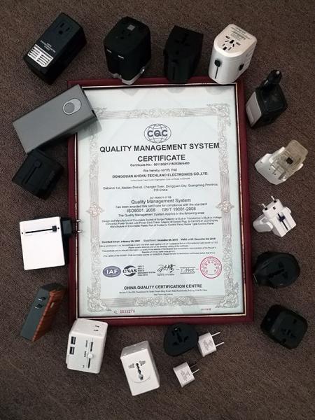 Chúng tôi đã nhận được chứng nhận ISO9001 từ năm 1997.