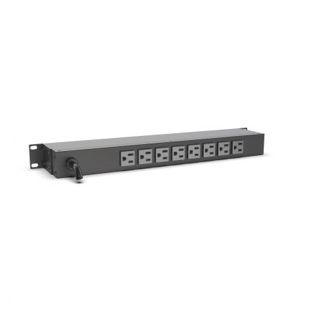 8 outlets of AC Power PDU Overview
