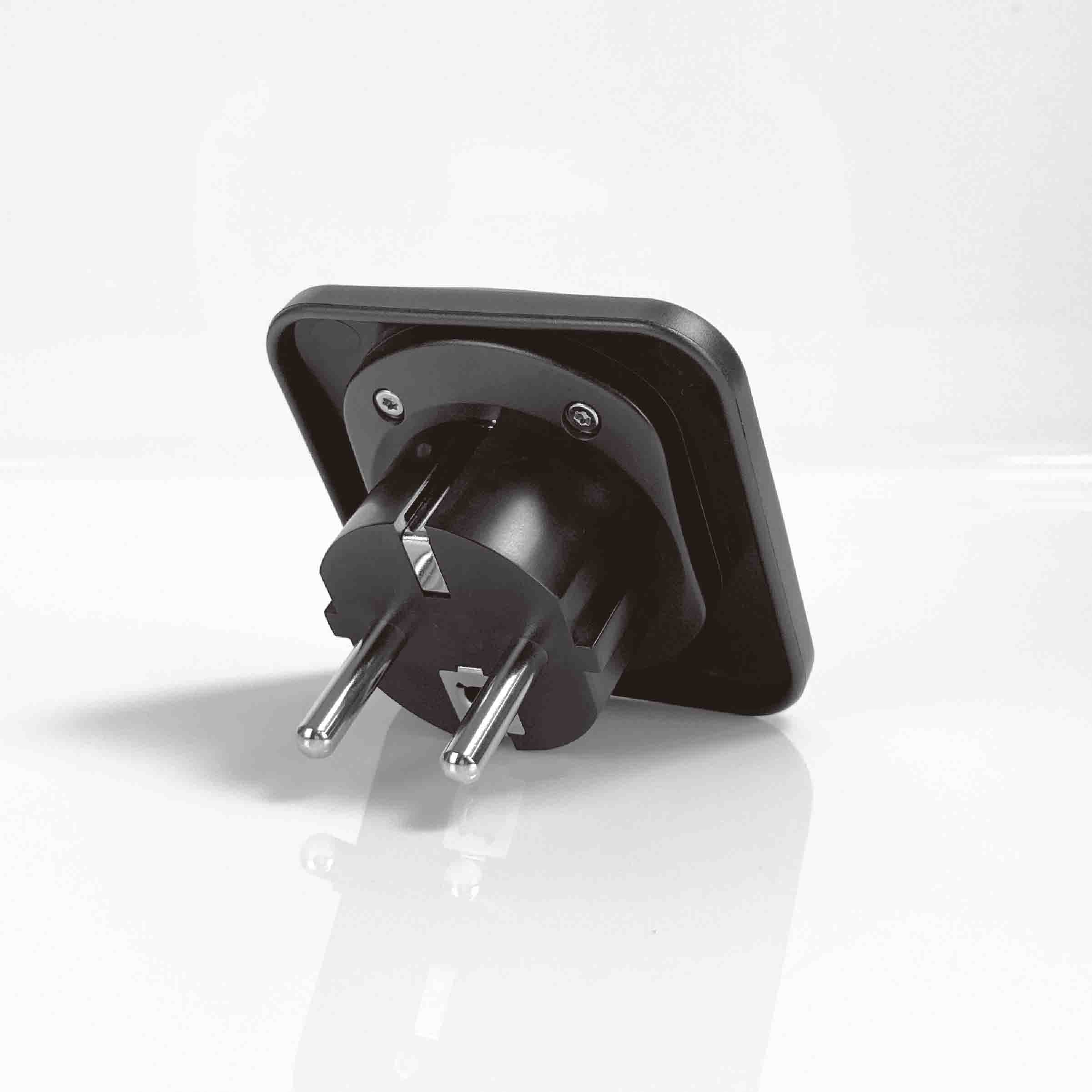 Grounded travel plug adapter Grounded Travel Power Adapter, Europe