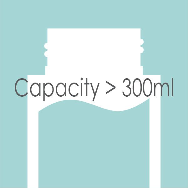 Capacity 250ml - 500ml Bottle