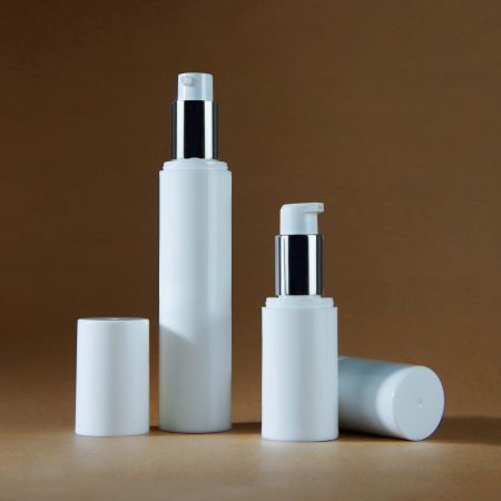 白色塑膠真空瓶 - 白色塑膠真空瓶