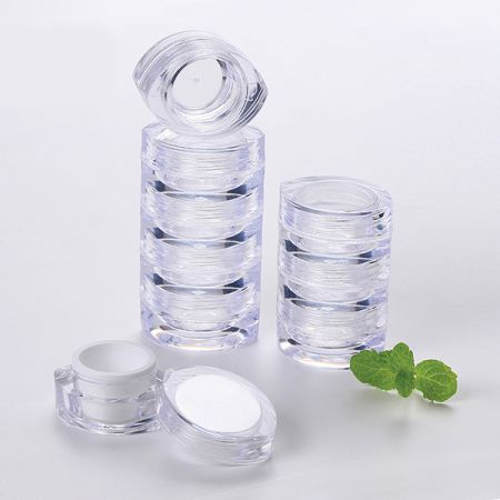 PS Oval Color Cosmetic Jar