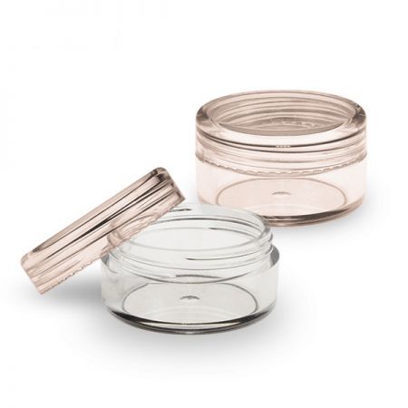SAN Round Color Cosmetic Jar - SAN Round Color Cosmetic Jar