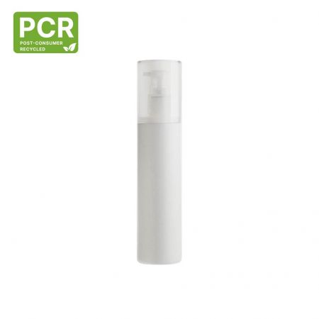 PCR 回收原料吹瓶含蓋子 - PCR-PP、PE綠色環保瓶。
