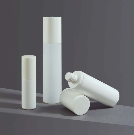 HDPE Cylindrical Cosmetic Bottle