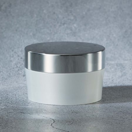PMMA Cream Jar with AL Cap - PMMA Cream Jar with AL Cap