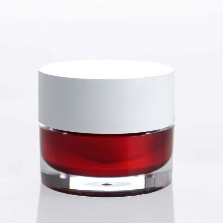 PMMA Cosmetic Cream Jar with Cap - PMMA Cosmetic Cream Jar with Cap
