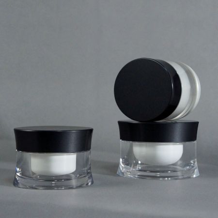 PMMA Curve Cream Jar - PMMA Curve Cream Jar