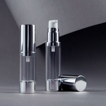 Silver Luxury Airless Bottle - luxury airless bottle