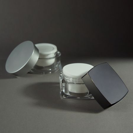 66mm Gray-Black Cream Jar Cap