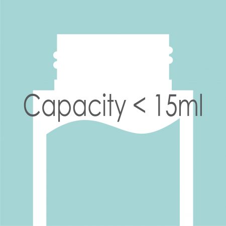 < 15ml Bottle - Capacity 3ml-10ml Bottle