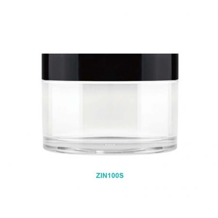 100ml PETG Round Cream Jar w/ Single Cap - 100ml PETG Round Cream Jar w/ Single Cap