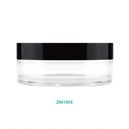 150ml Round Jar-Single Cap - 150ml PET Round Cream Jar w/ Single Cap