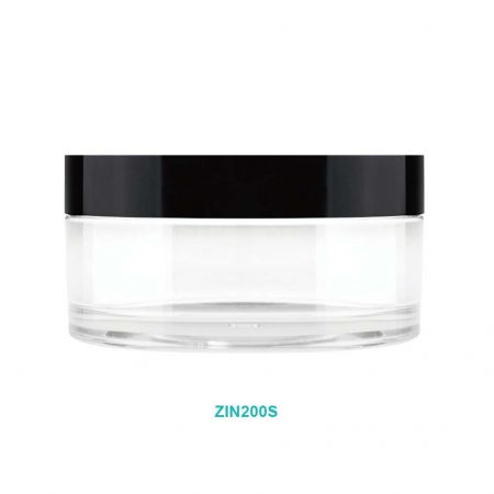 200ml Round Jar-Single Cap - 200ml PETG Round Cream Jar w/ Single Cap