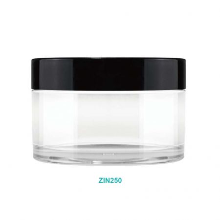 250ml Round Cream Jar - 250ml PETG Round Cream Jar