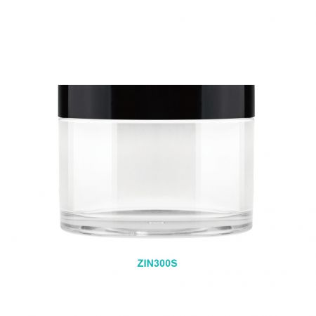 300ml Round Jar-Single Cap - 300ml PETG Round Cream Jar w/ Single Cap