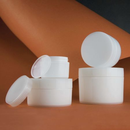 Double Layer Round Cream Jar