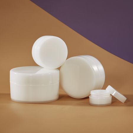 雙層圓形乳霜罐 - PP雙層圓形乳霜罐