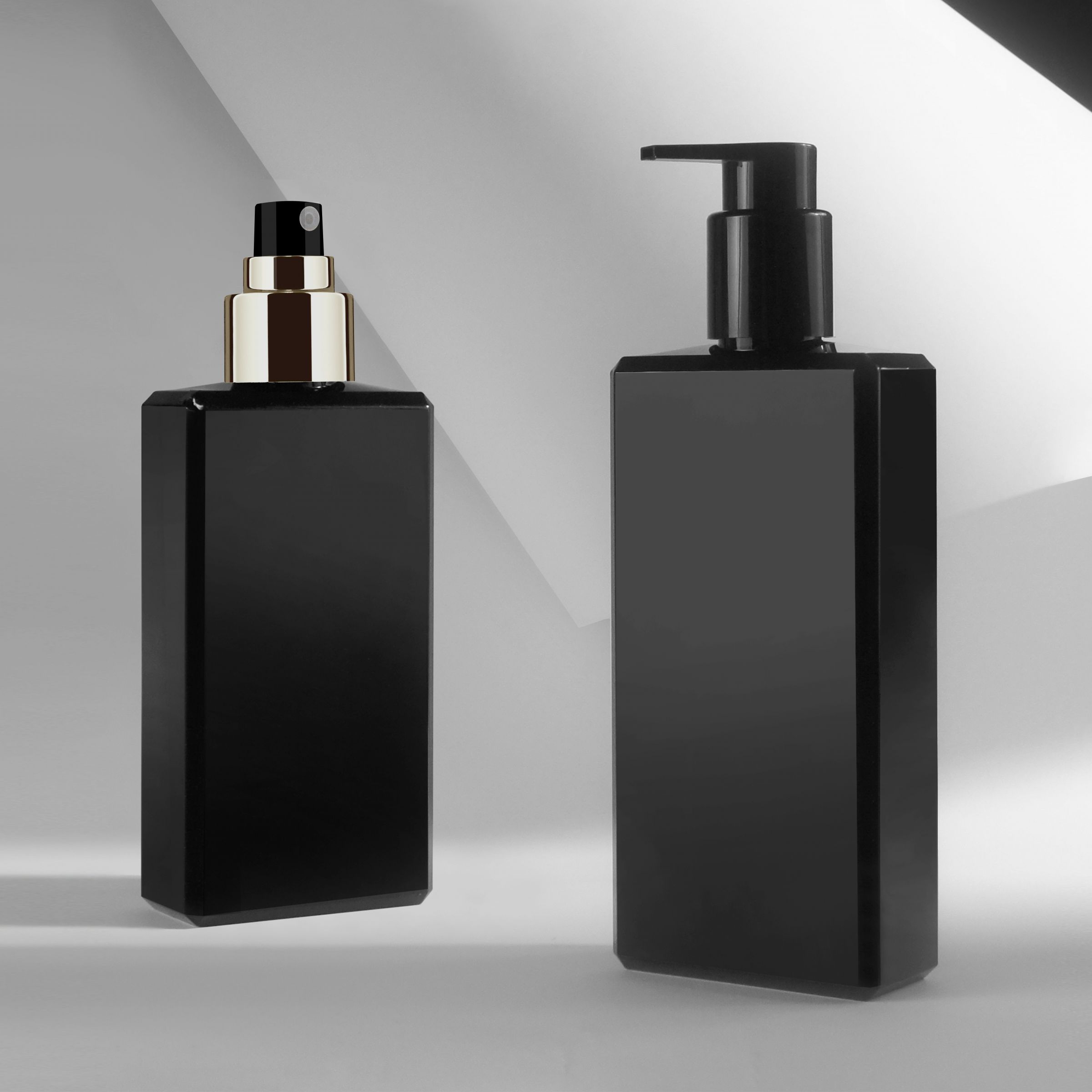 PETG Rectangle Cosmetic Bottle GAM-PT | Cosmetic Product Packaging ...