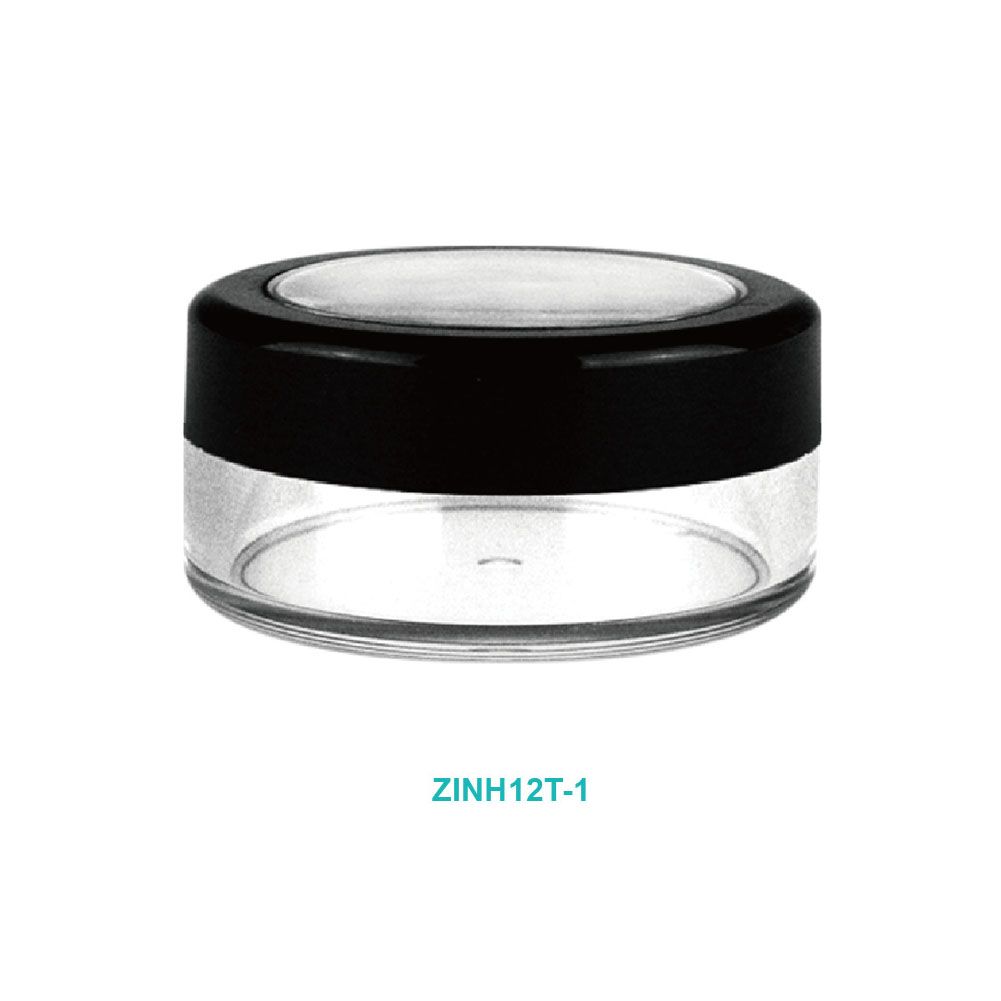 12ml Round Loose Powder Jar | Cosmetic Product Packaging - Plastic ...