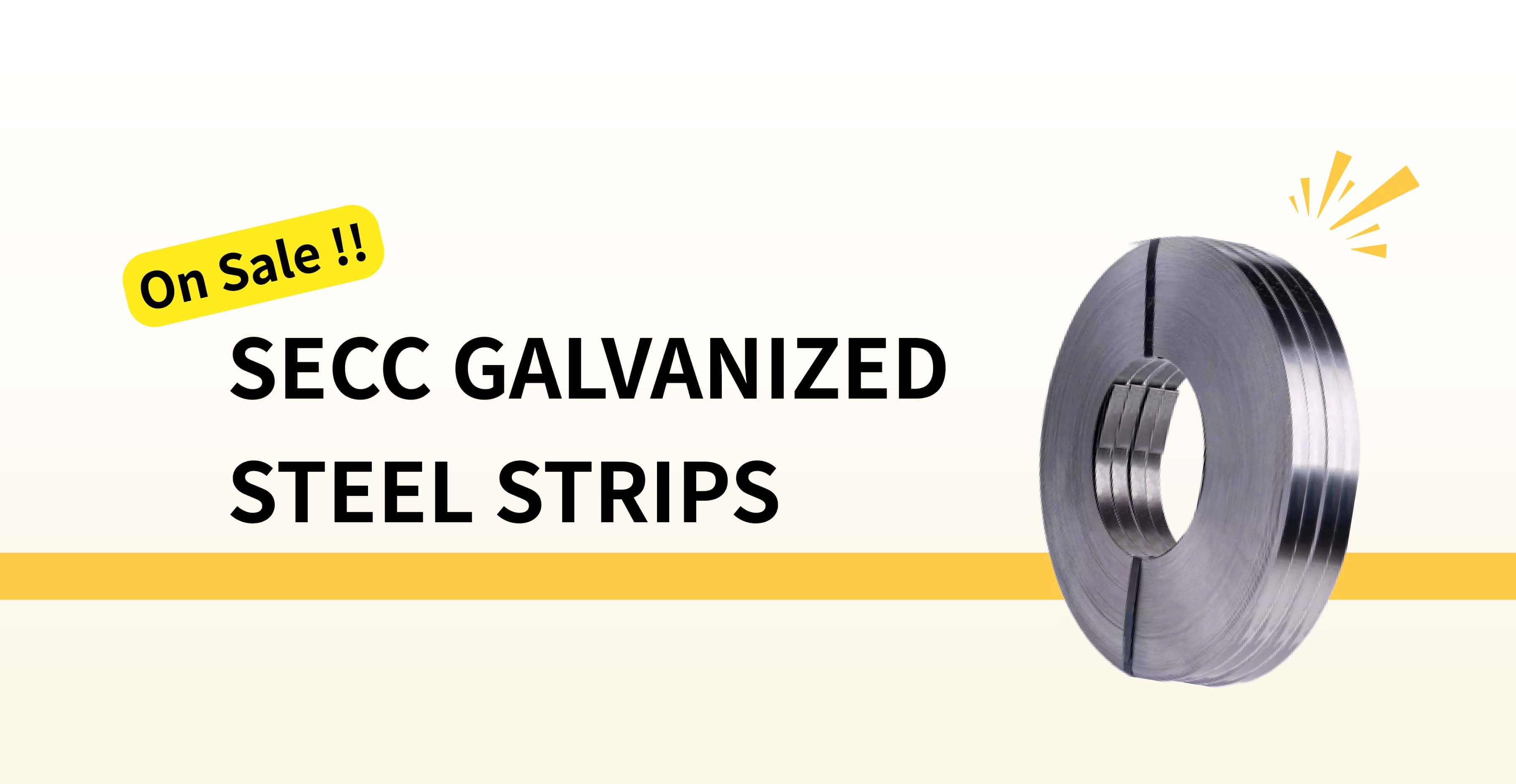 SECC galvanized steel strips