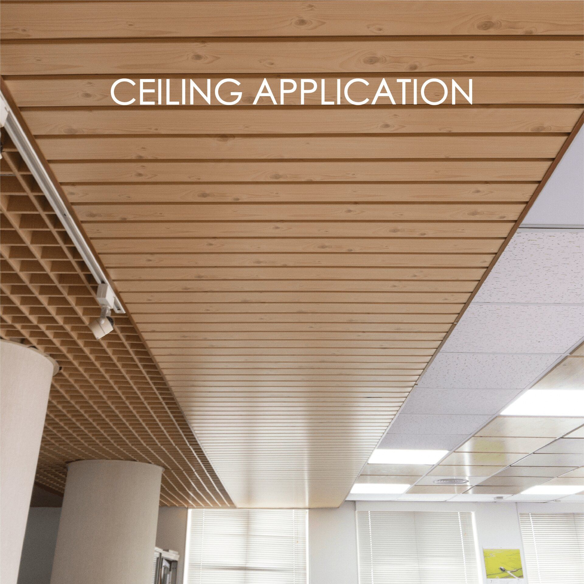 Using laminated metal to make ceilings adds decorative and durability