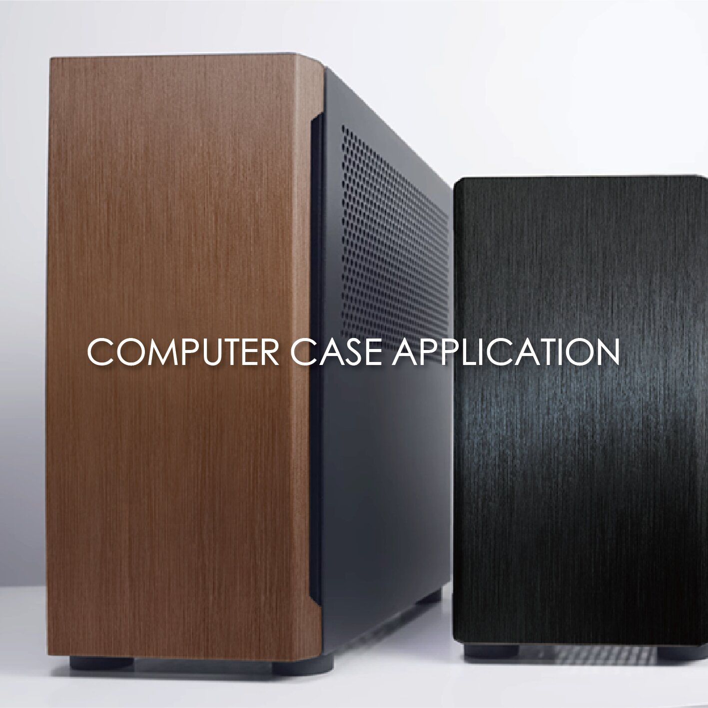 3D texture coated metal decorative computer case can increase the appearance and fashion sense