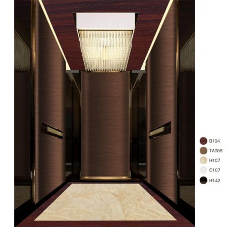 建筑材料用叠层钢产品。电梯