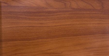 Yew Wood Grain PVC Film Laminated Metal - The appearance of the Yew Wood grain PVC laminated metal plate interwoven with brown and purple red, with fine texture