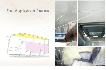 Steel blank of sides in tourist bus-laminated metal application(car building)