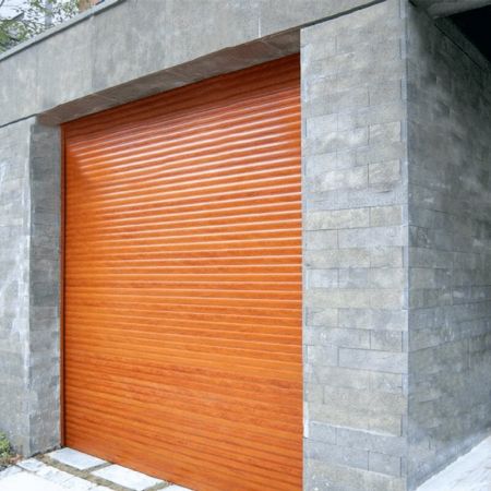 Laminated steel product for building material - roller door