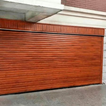 Laminated steel product for building material - roller door