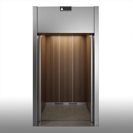 Laminated steel product for building material - Elevator